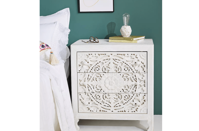 Hand Carved Lombok Nightstand