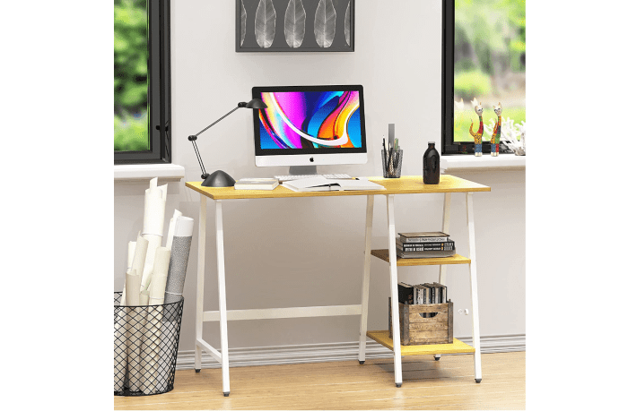 SHW Trestle Home Office Computer Desk