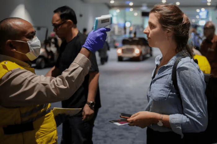 Indonesia began screening travelers after a monkeypox case was reported in Singapore in May 2019. Jepayona Delita/Future Publishing via Getty Images