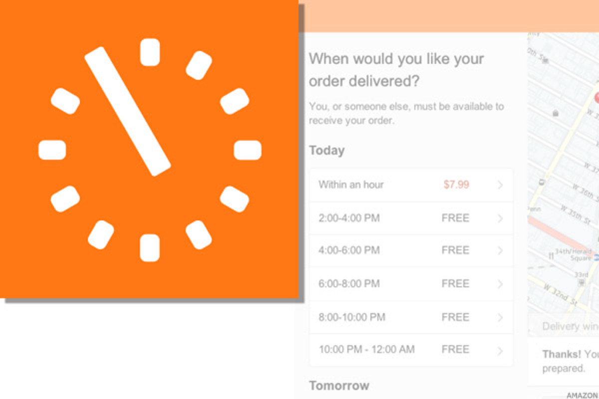 Amazon Prime Now Promises OneHour Delivery of "Daily Essentials