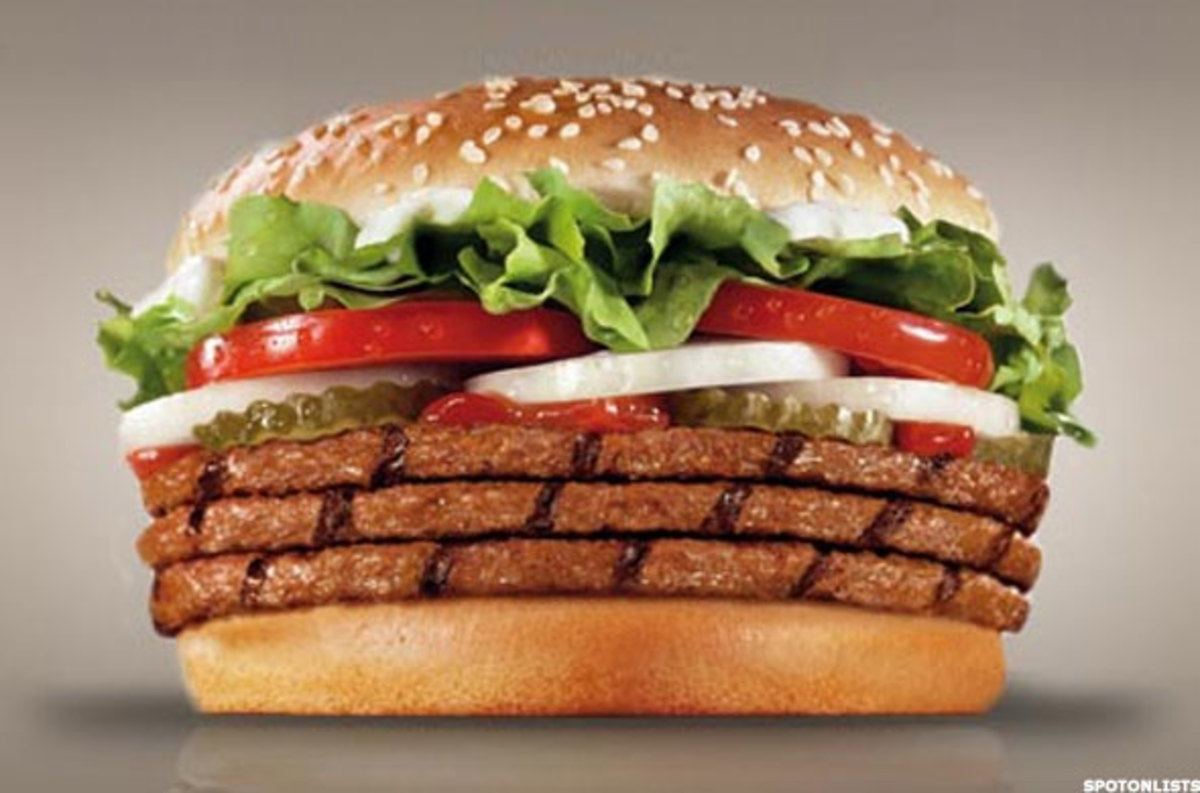 10 Ridiculously Unhealthy Fast Food Burgers TheStreet