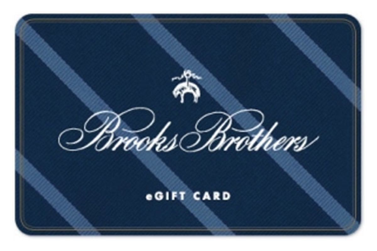 brooks brothers gift card