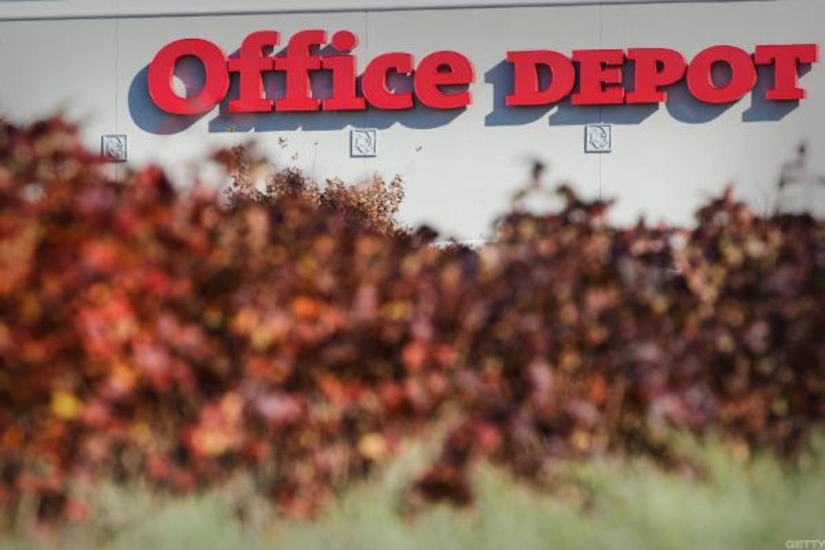 Office Depot Stock Climbs After Announcing Deal to Sell its Business in