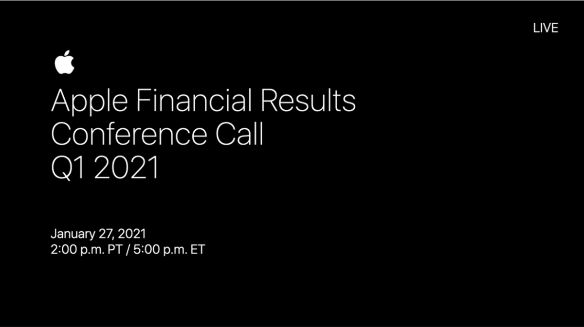 Apple Earnings Live Blog Full Coverage of Fiscal First Quarter Results