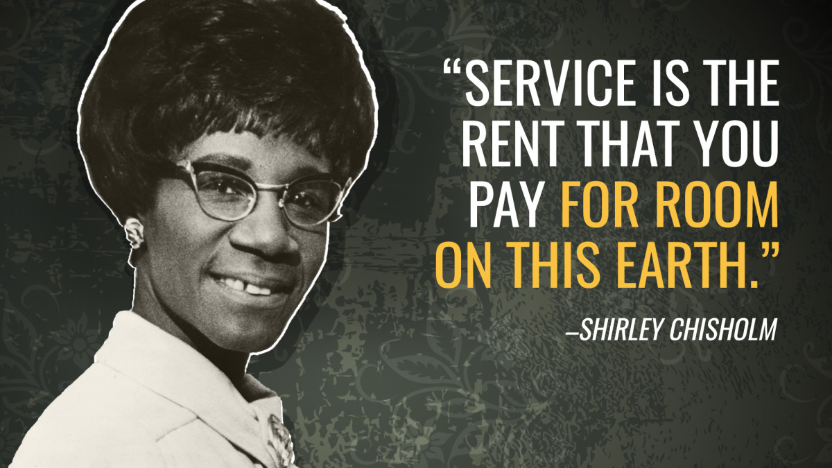 Shirley Chisholm Quote