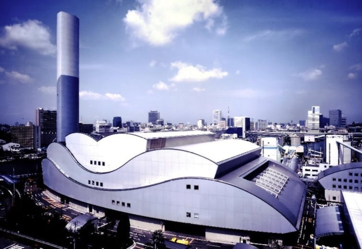 Самые современные заводы. Мусороперерабатывающий завод в Токио. Мусоросжигающий завод в Японии. Мусоросжигательный завод в Токио. Мусороперерабатывающий завод в Японии.