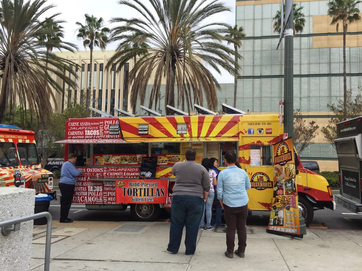 Los Angeles California food trucks sh