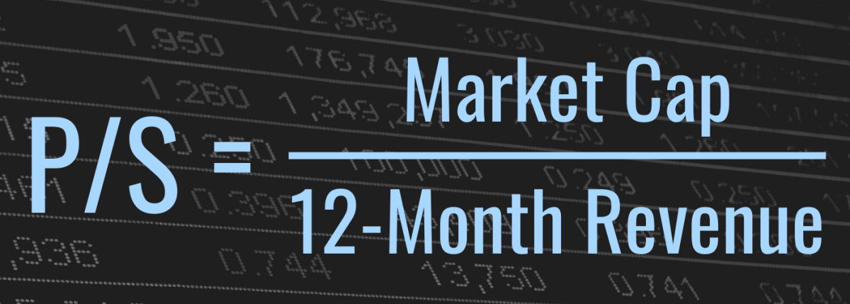 P/S = Market Cap / 12-Month Revenue