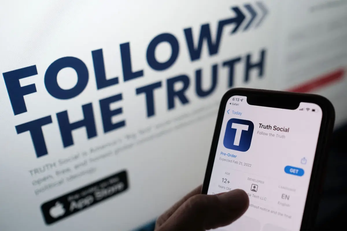 Figure 1: Trump Media & Technology Group's social media platform called Truth Social, that will debut in November 2021.