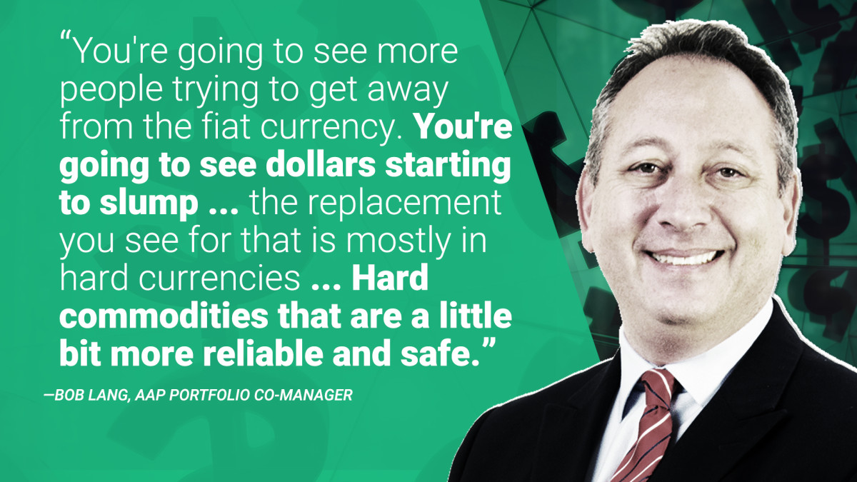 Quote by Bob Lang, AAP Portfolio Co-Manager, on stocks that offer safety in an inflationary era