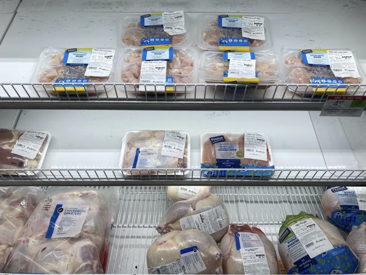 Prices of chicken and other goods have been surging lately. AP Photo/Marta Lavandier