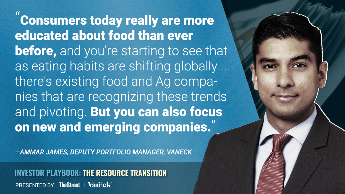 Quote by Ammar James, Deputy Portfolio Manager, and Analyst focused on agriculture, paper, and forest, VanEck, on three major trends driving the agriculture industry.