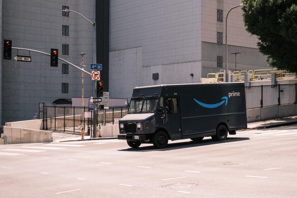 Figure 1: Amazon's delivery truck.