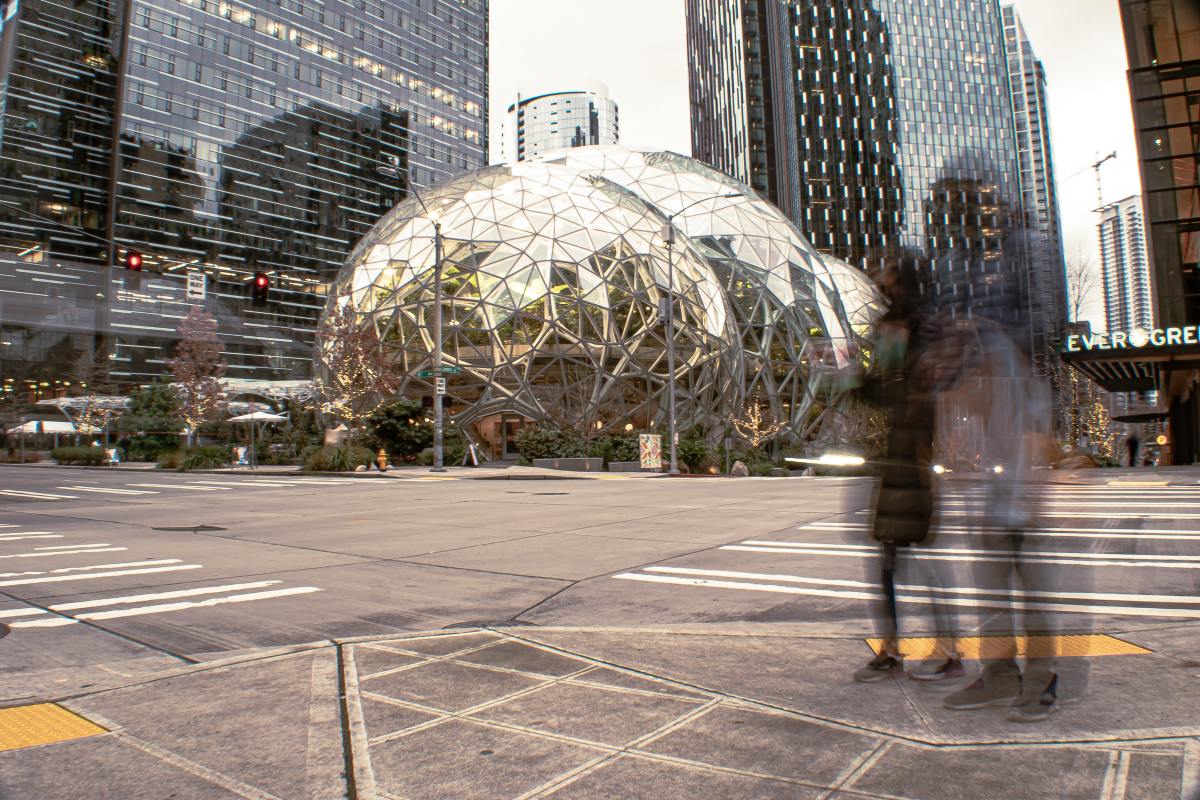 Figure 1: The Amazon Spheres in Seattle, WA.