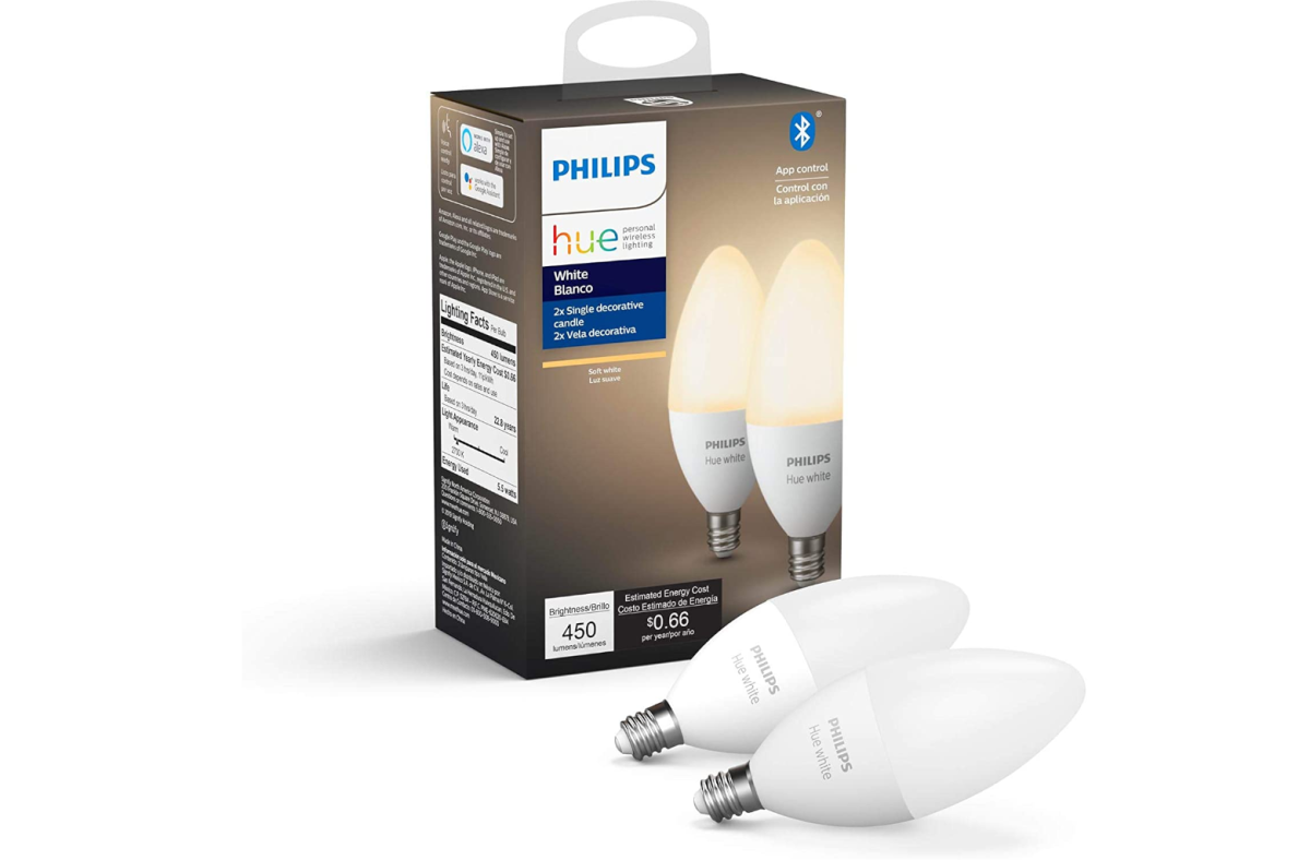 Philips Hue E14 Luster: First impressions of the White Ambiance model 