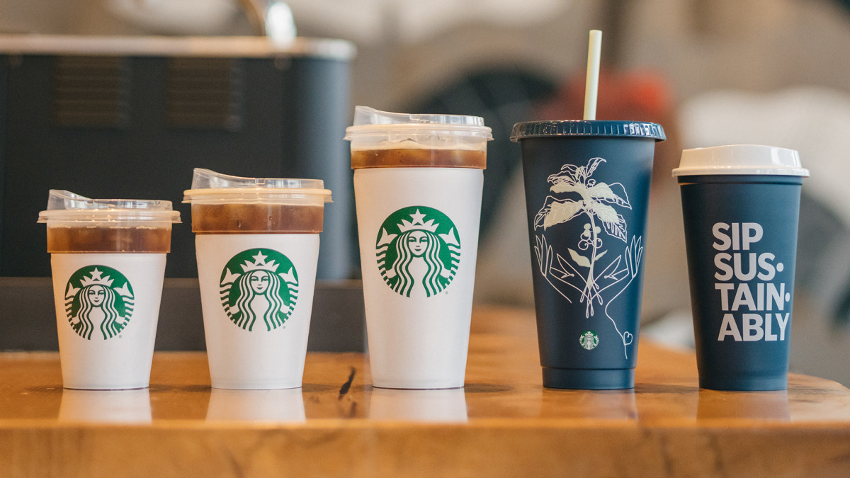 You can finally use a reusable cup on most Starbucks orders