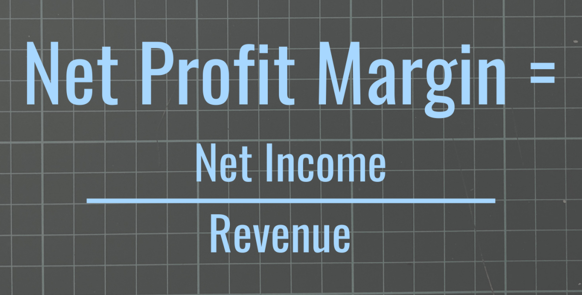 Net Profit Margin = Net Income / Revenue