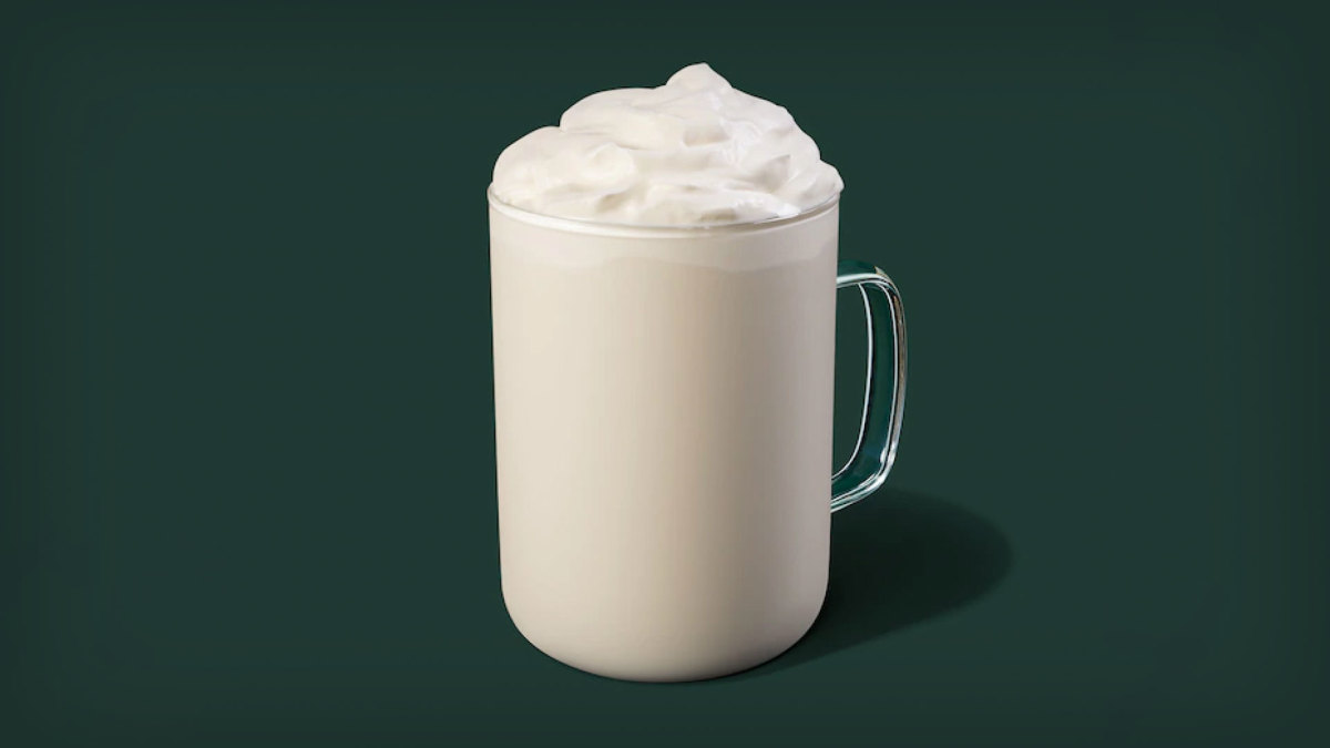 Starbucks White Hot Chocolate Lead JS
