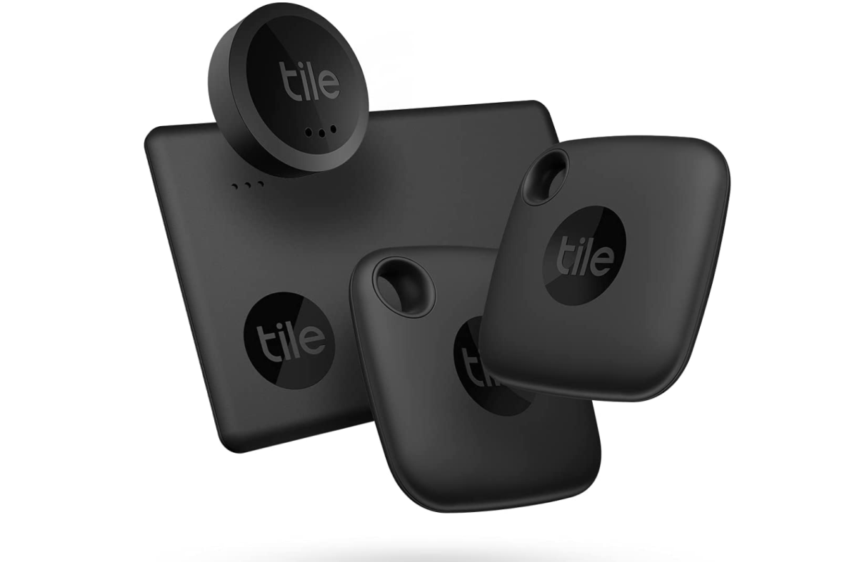 4 Pack Tile Trackers on Amazon