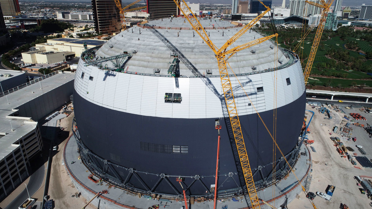 What's that giant sphere being built in Las Vegas?