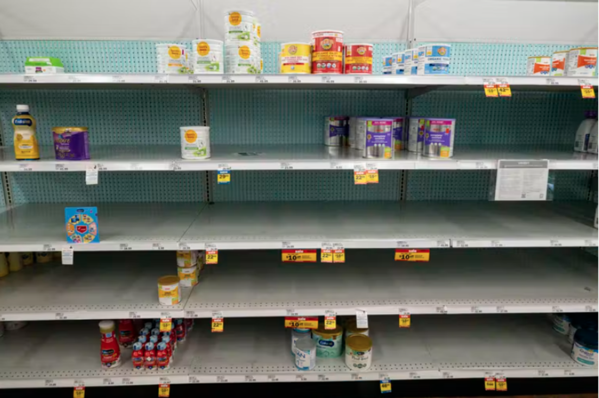 Baby formula is in short supply across the U.S. AP Photo/Michael Conroy