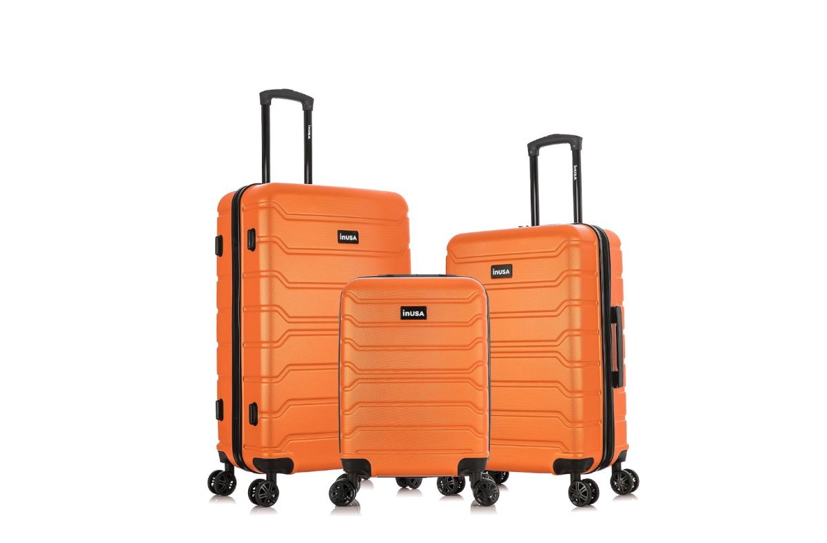 InUSA Trend Lightweight Hardside Spinner 3-piece Luggage Set
