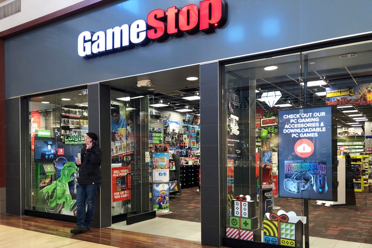 Figure 1: A GameStop store.