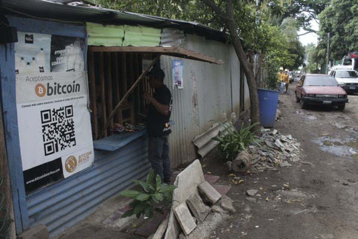 Will bitcoin catch on in El Salvador? AP Photo/Salvador Melendez