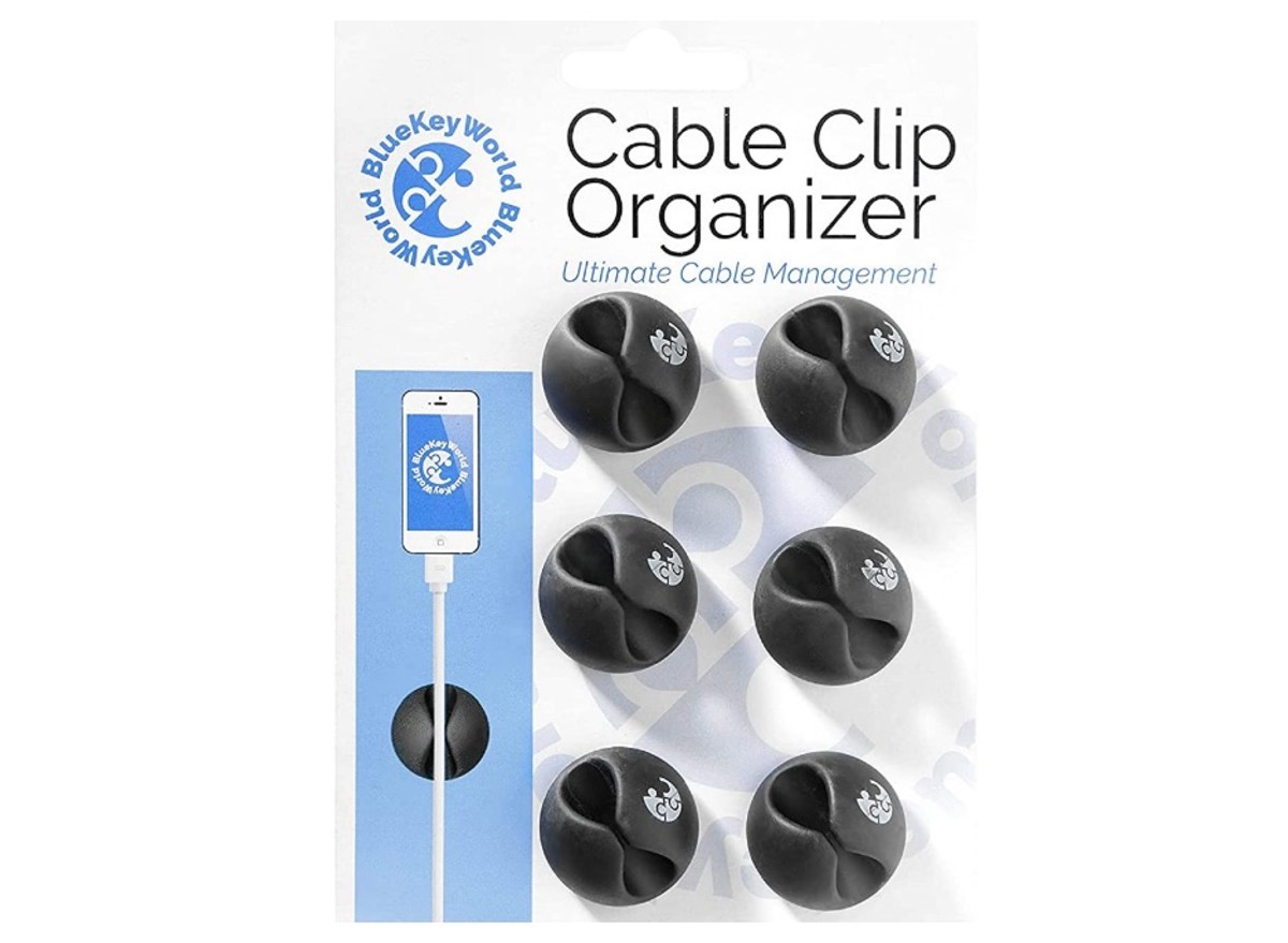 Cable clip organizers