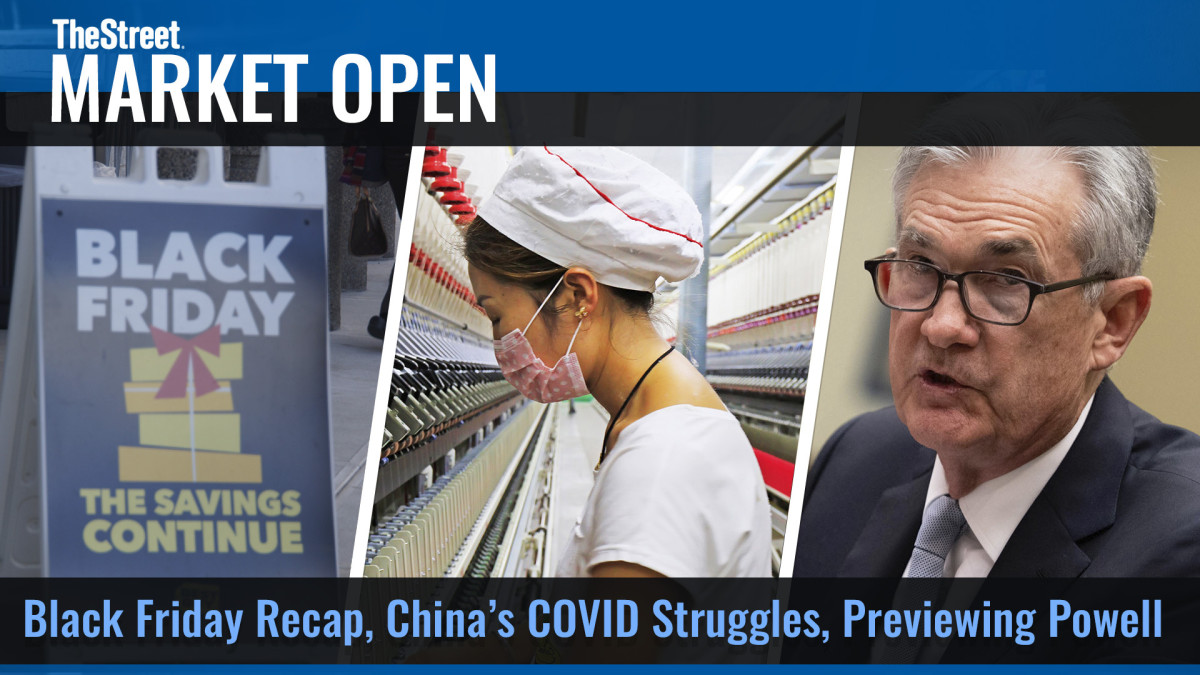 What Record Black Friday, China Lockdowns, Fedspeak Mean for Markets TheStreet