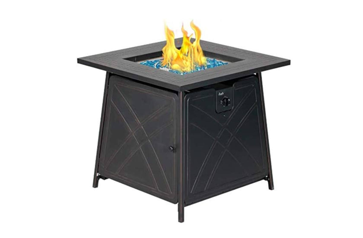 Bali outdoors gas fire pit table