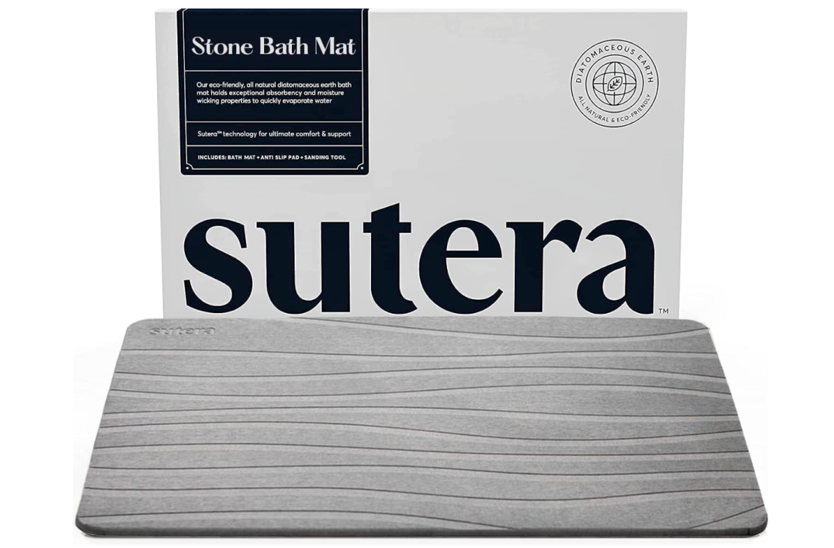 Sutera stone bath mat