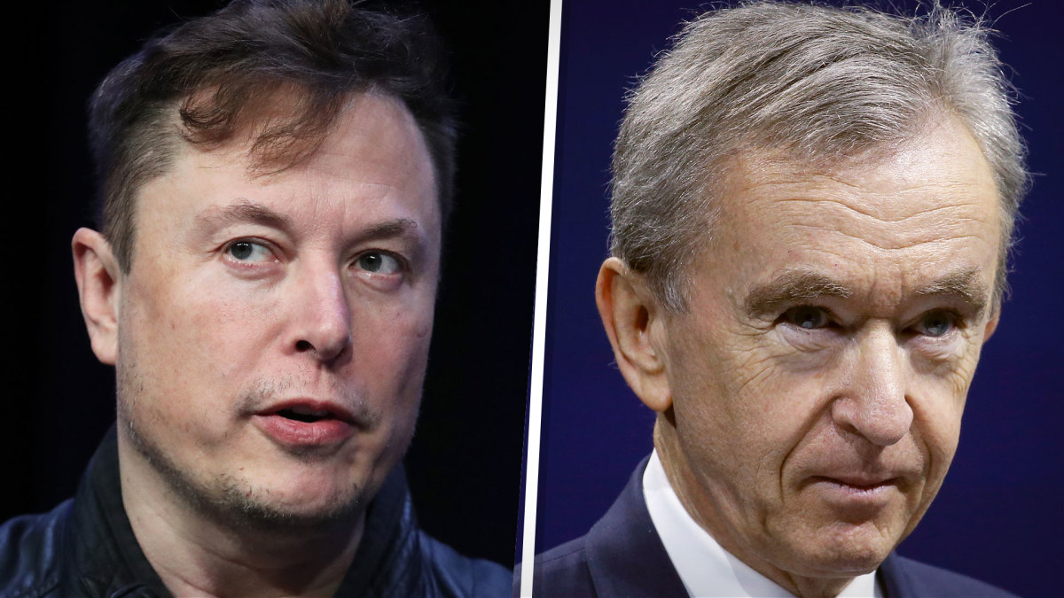Elon Musk and his mother lunch with Bernard Arnault in Paris