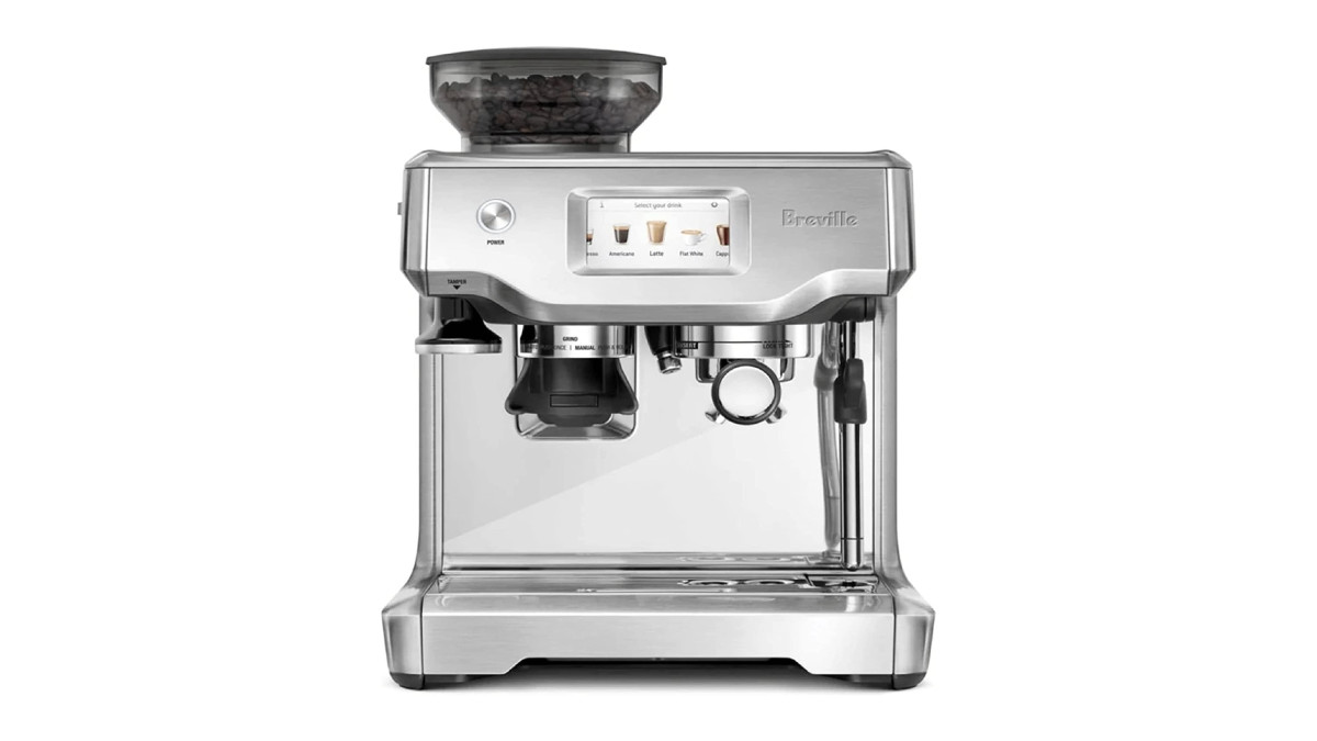 Save up to $220 on Breville stainless steel espresso machines for
