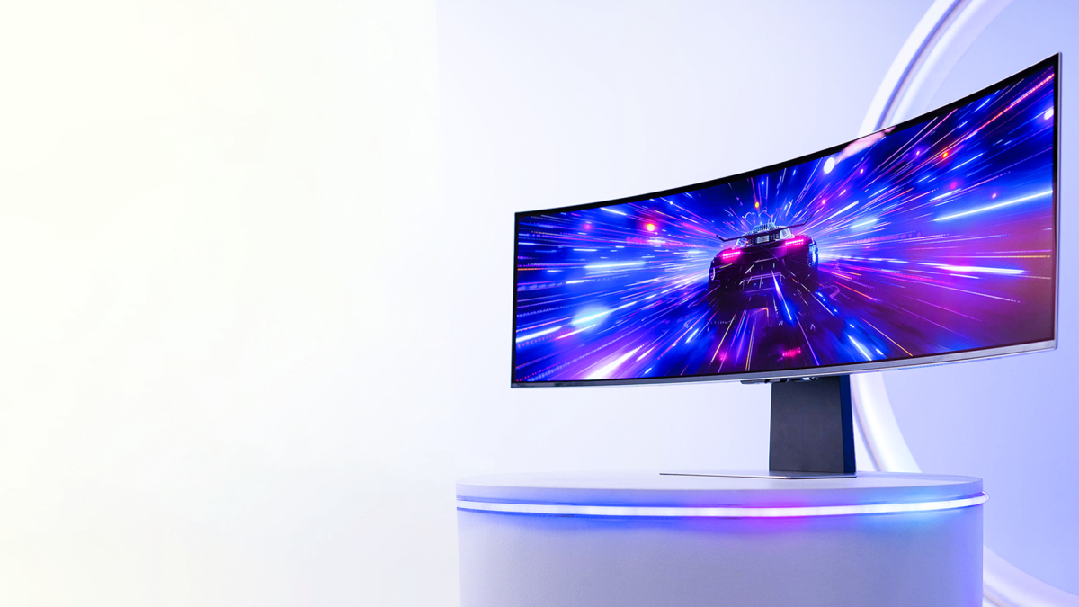 Samsung's monstrous ultra-wide gaming monitor goes up for pre-order