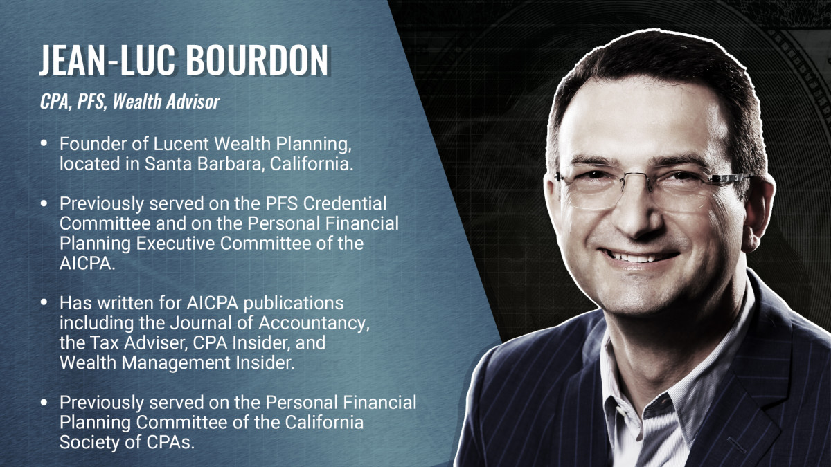 Bio: Jean-Luc Bourdon, CPA, PFS, Wealth Advisor