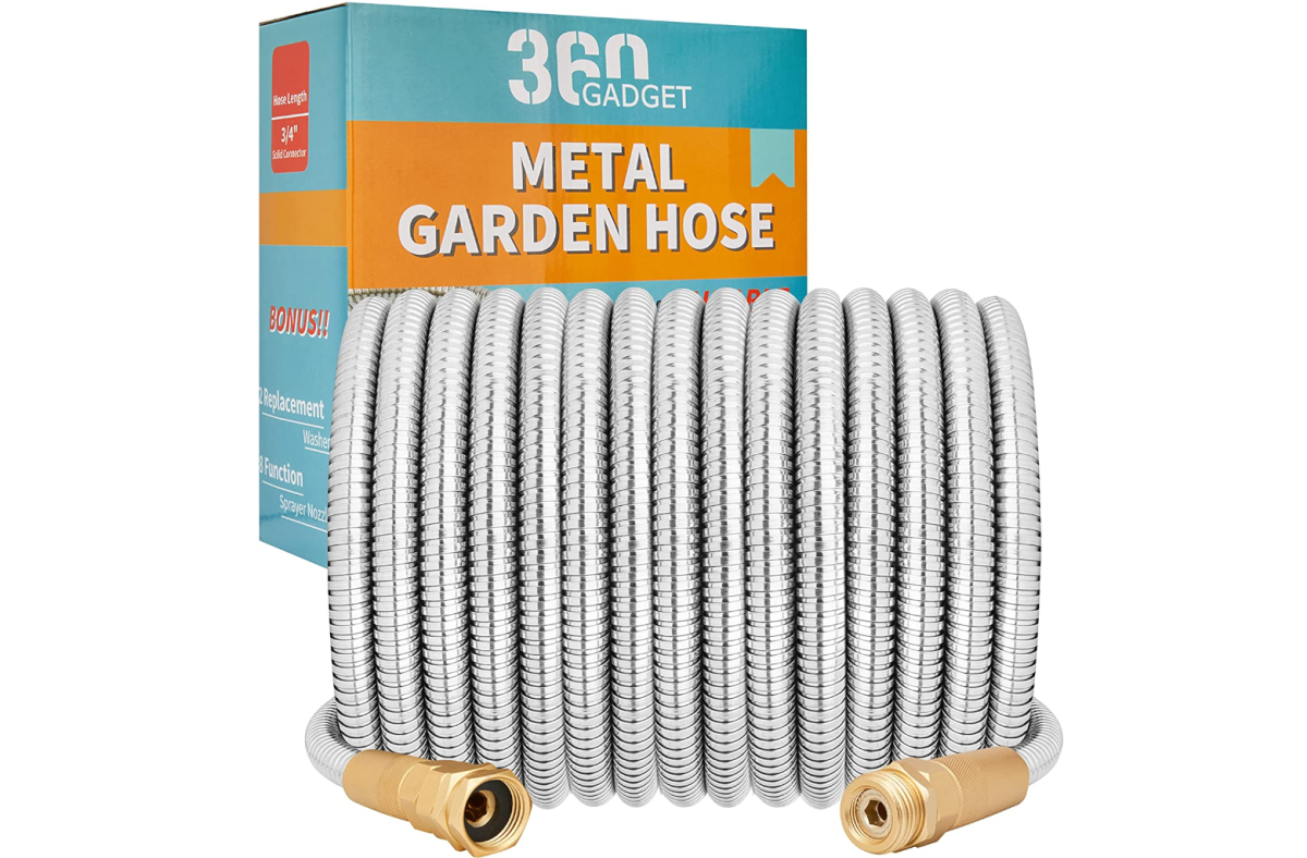 360Gadet metal garden hose