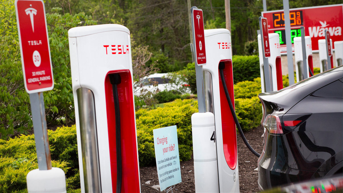 Tesla Charging Stations Lead JS