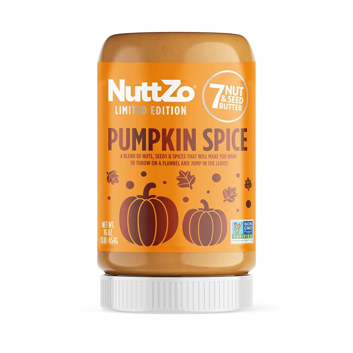NuttZo Limited Edition Pumpkin Spice Power Fuel Crunchy Nut Butter by NuttZo