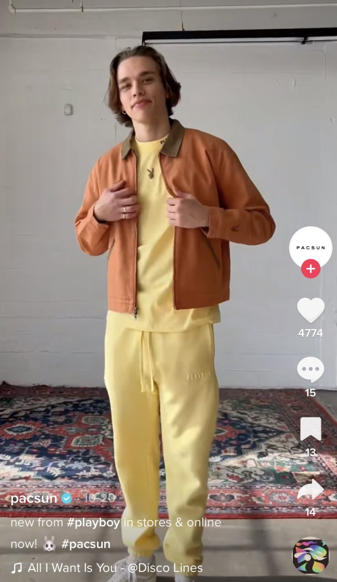 PacSun has over a million followers on TikTok, providing a creative way to build their online audience