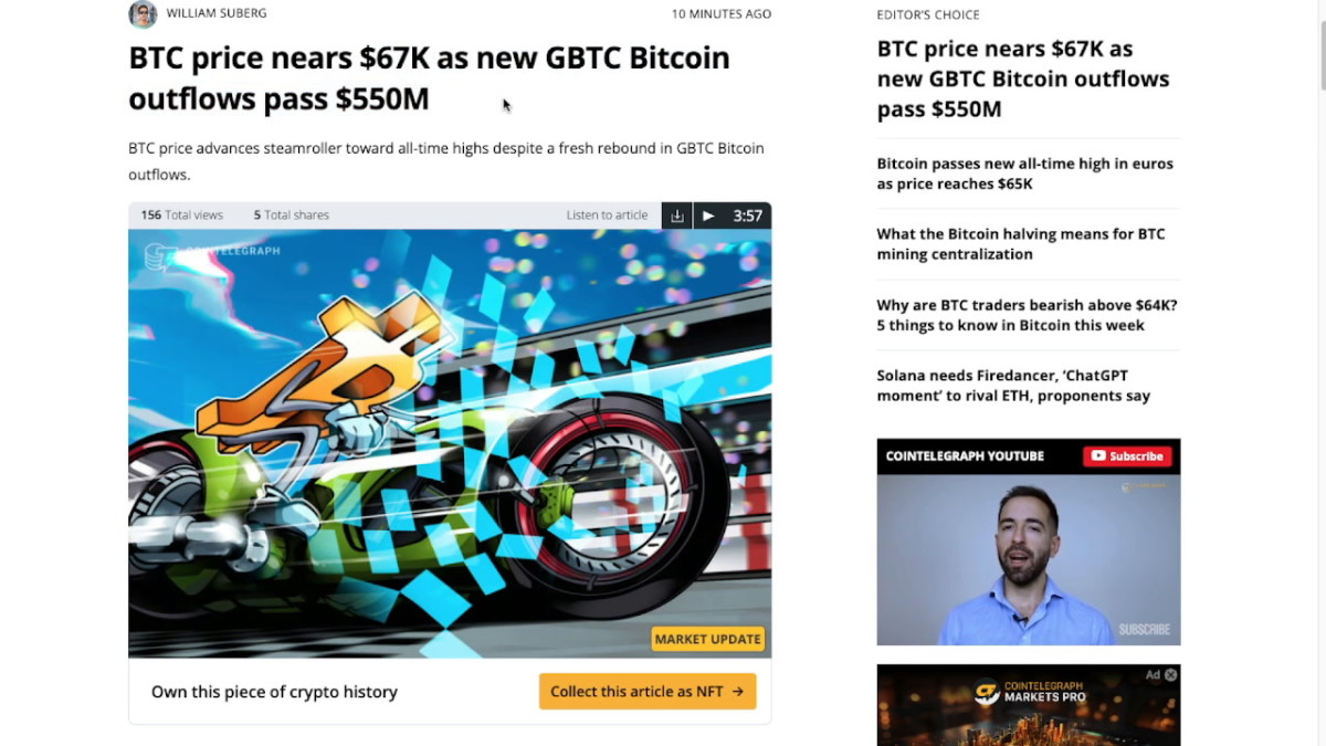 Bitcoin price ‘within inches’ of $69,000, analyst reveals path to all-time  high