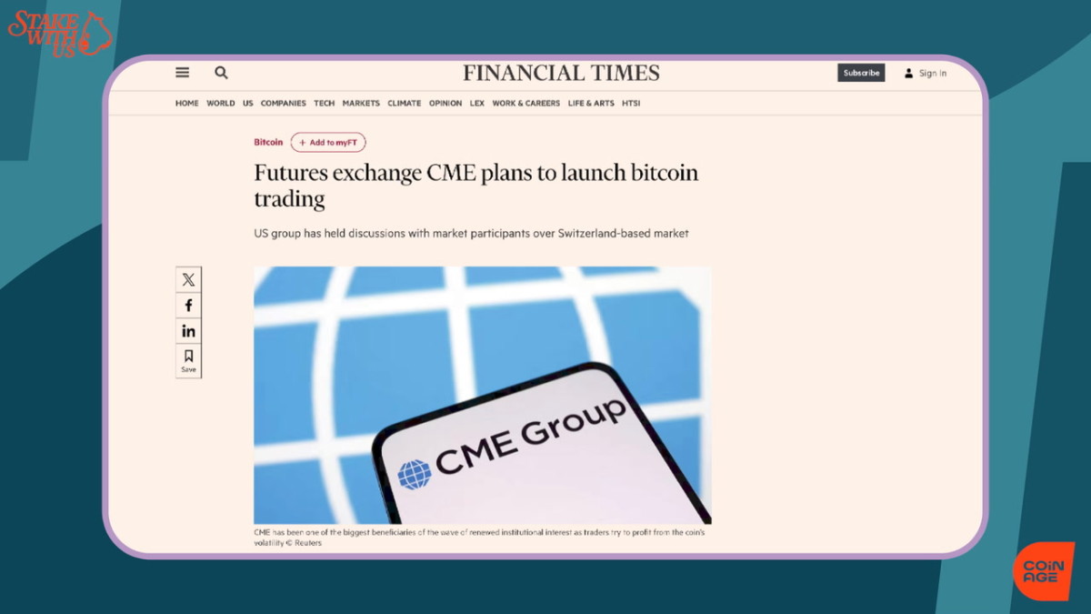 CME plans to offer spot bitcoin trades