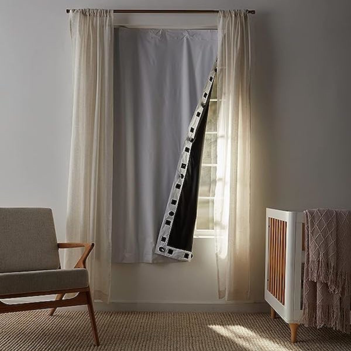 Blackout Curtains, Window Blackout Fabric Portable Blackout Roller