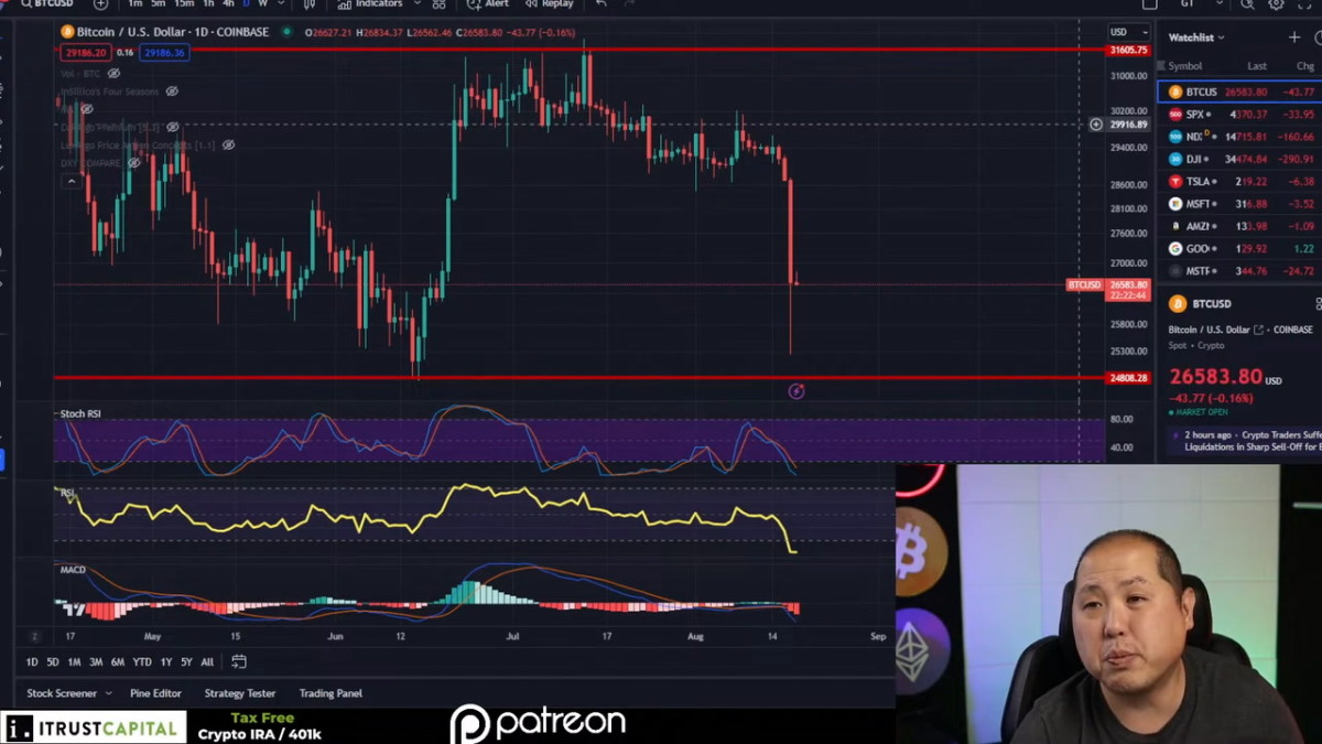 SpaceX FUD causes bitcoin price dump