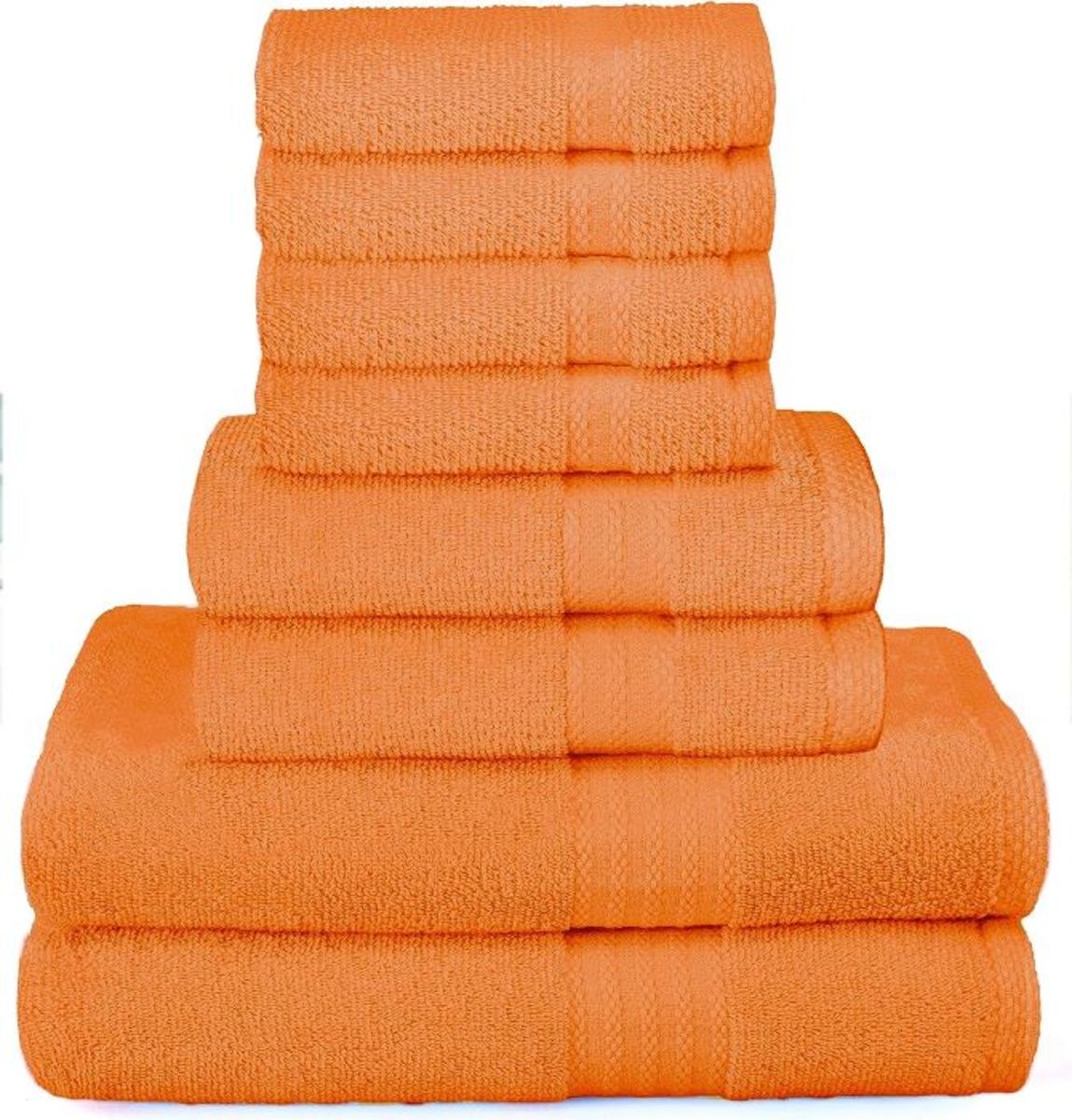 Heirloom Manor Sarajane 800 GSM Solid 8 Piece Bath Towel Set in Rainy Day