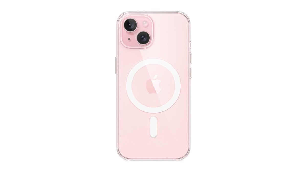 iPhone 15 Plus Silicone Case with MagSafe - Light Pink - Apple