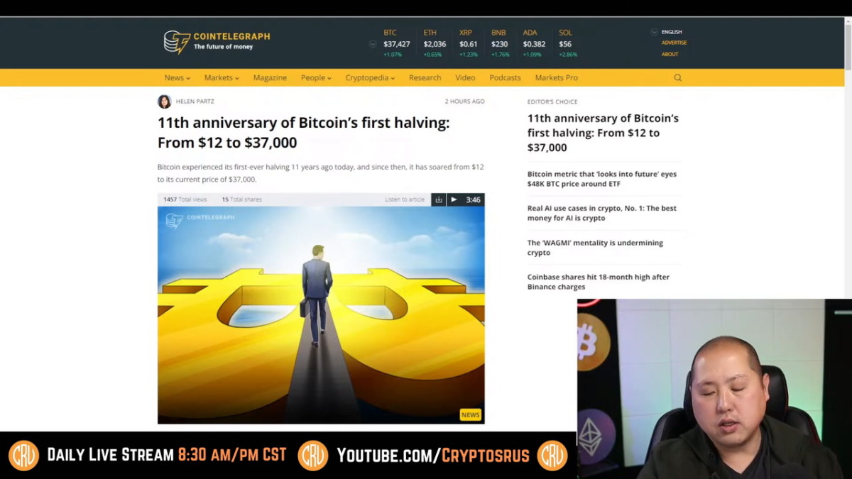 2024 Halving Event Set to Drive Bitcoin Price Past $69,000 All-Time High