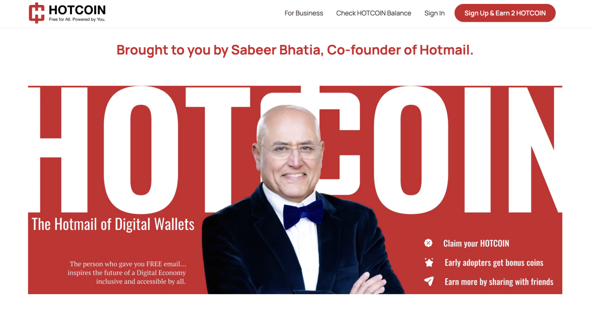 Hotmail creator launches new Bitcoin rival - TheStreet Crypto: Bitcoin and  cryptocurrency news, advice, analysis and more