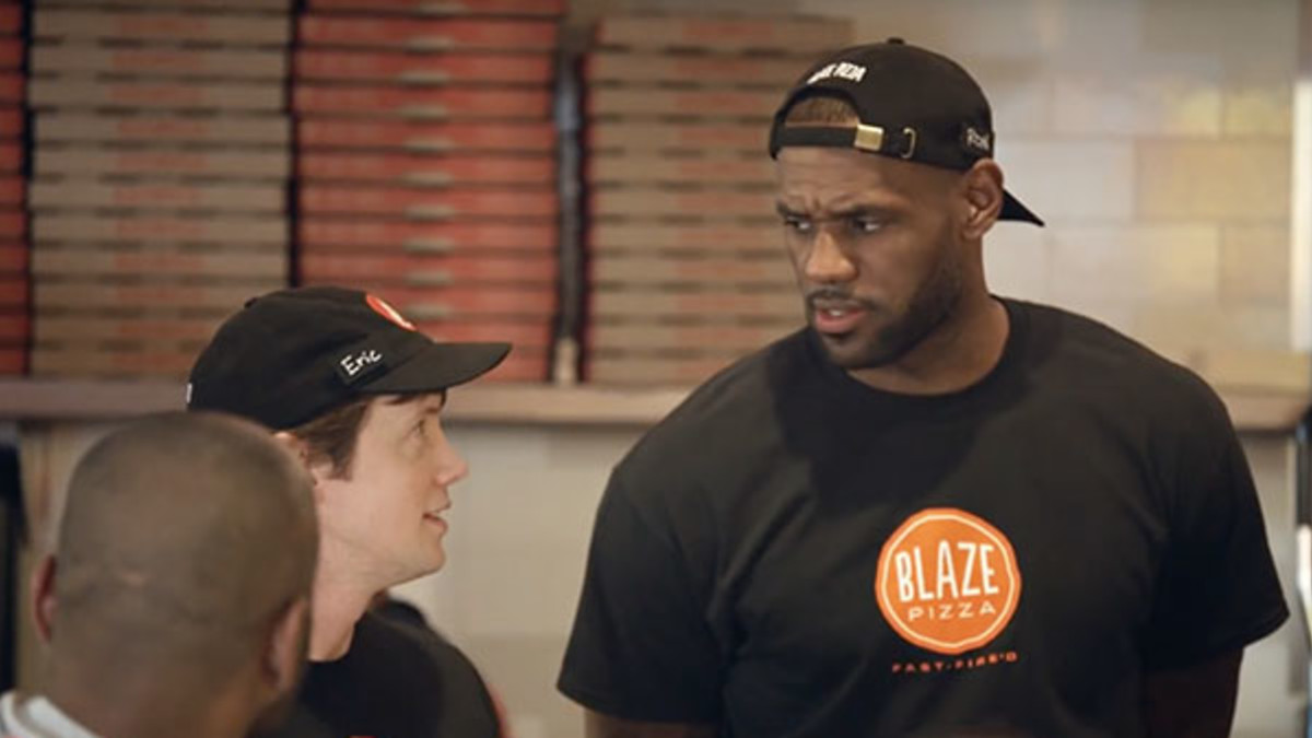 blaze pizza owned by lebron james