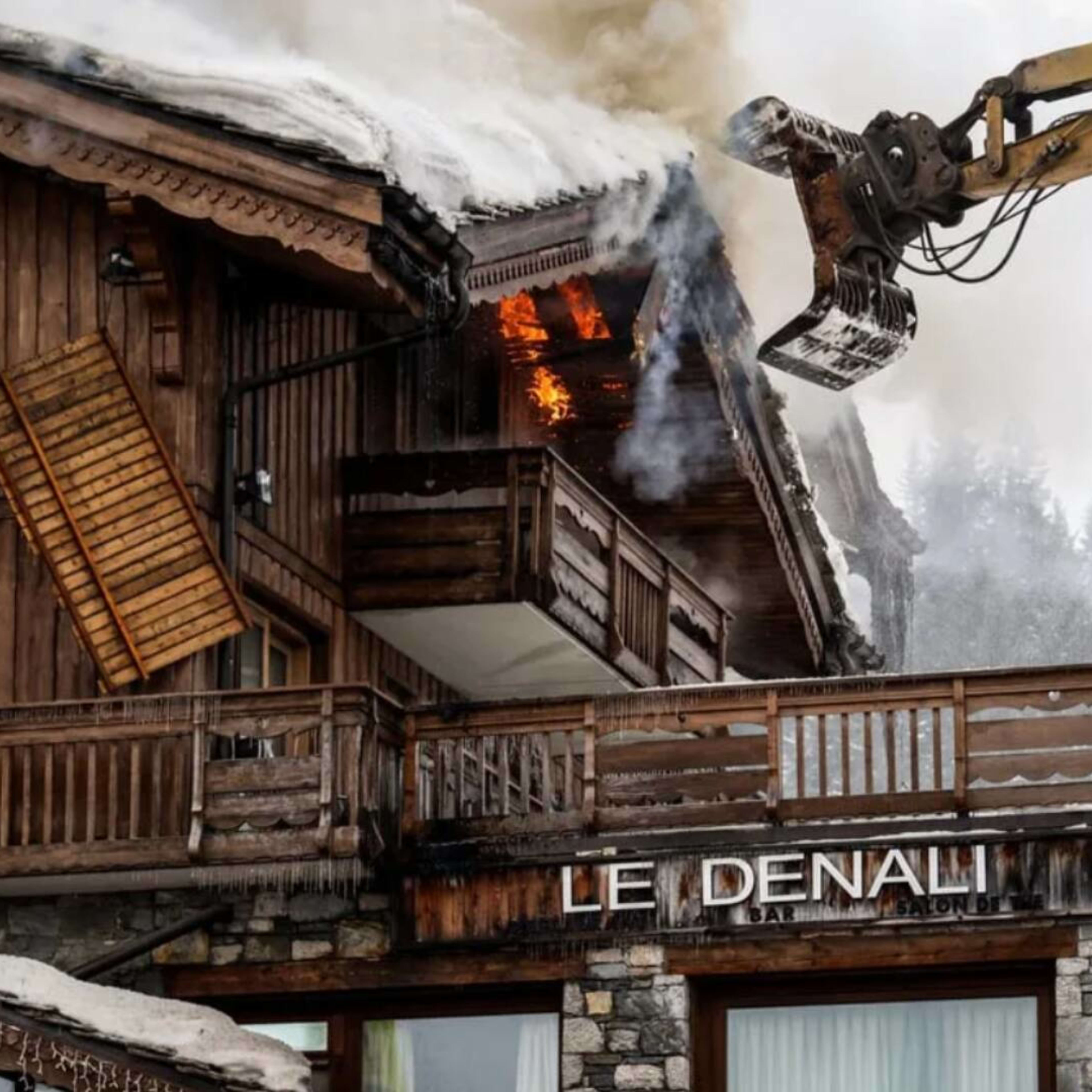 Hundreds evacuated after fire spreads through five-star ski resort